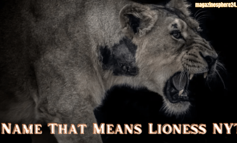 name that means lioness nyt